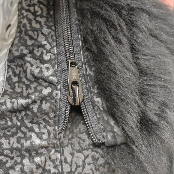 GENUINE LEATHER/FUR WOMANS COAT SIZE M BY PELLE STUDIO FEATURING THINSULATE - Picture 11 of 14